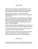 Proyecto de una biblioteca virtual