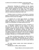 La pintura es la amante de la belleza y reina de las artes.