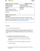 Marco y régimen jurídico del comercio internacional y Derecho Aduanero.