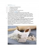 Ingredientes para Pizza casera.