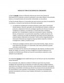 MODELO DE TOMA DE DECISIONES DEL CONSUMIDOR