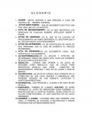Glosario derecho.