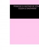 Pobreza y calidad de vida en villa el salvador