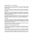 Control de lectura “Un mundo desbocado”