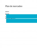Plan de mercadeo.