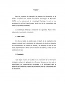 La metodología Medesipu comprende las siguientes Fases: Inicio, elaboración, construcción y transición.