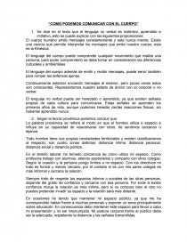 Como podemos comunicar con el cuerpo. Página 1