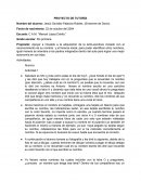 Proyecto de tutoría alumno con síndrome de Down