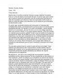 Discurso defensa posicion