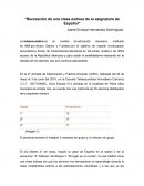 Recreacion de una clase exitosa.