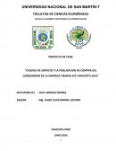 CALIDAD DE SERVICIO Y FIDELIZACION DEL CLIENTE