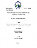 DIAGNOSTICO TERRITORIAL DE LA PLAYA DE ATACAMES.