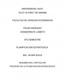Proceso de la planificacion estrategica
