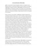 El Gran Consentimiento informado.