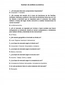 Exámen de análisis económico