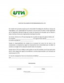 CARTA DE ESCLUSION DE RESPONSABILIDAD DEL UTH