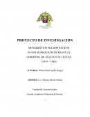 PROYECTO DE INVESTIGACION: LEGUIA