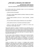 Ensayo sobre la Educación Colombiana.