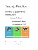 Diseño y gestión de currículum