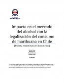Trabajo de impacto en el consumo de marihuana por la legalización.