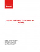 Curvas de Engel y Ecuaciones de Slutsky