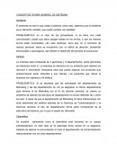 CONCEPTOS TEORÍA GENERAL DE SISTEMAS.
