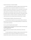 El papel del comunicólogo en la foto.