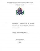 CONFIGURACIÓN DE SOFTWARE APLICATIVO DEL INSTITUTO SUPERIOR TECNOLOGICO “OMATE”