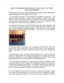 Tecnicas que utiliza la coca cola.