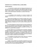 DIAGNOSTICO DE LA COMUNIDAD RURAL JACOME ARRIBA.