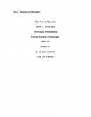Tema: Términos de Mercadeo.