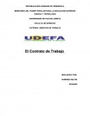 El Contrato de Trabajo.