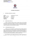 TEMA: INFORME PSICOLÓGICO.