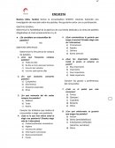 Encuesta investigación de mercado sobre los pasteles