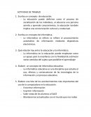 INFORMÁTICA EDUCATIVA - ACTIVIDAD DE TRABAJO