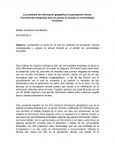 Los sistemas de información geográfica y la percepción remota. Herramientas integradas para los planes de manejo en comunidades forestales.