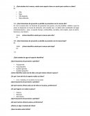 Cuestionario sobre la pesca.