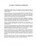 LA NUBE O TORMENTA SOBERANA