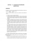 El ANALISIS DE LOS MERCADOS.