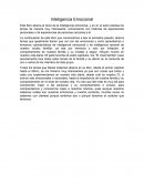 Tema- Ineligencia Emocional
