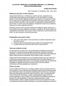 Actual crisis de la economia peruana y la tercera revolucion industrial.