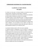 COMUNIDADES EN DEFENSA DE LA SUSTENTABILIDAD.