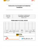 Instructivo de Armado de Andamios Voladizos