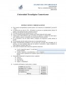 Examen de Contabilidad UTC Segundo Semestre 2016