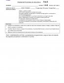 Evaluación de química.