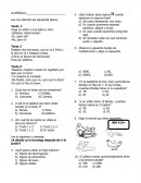 REPASO SEMANAL 3° DE PRIMARIA.