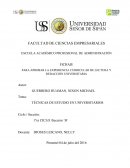 TÉCNICAS DE ESTUDIO EN UNIVERSITARIOS