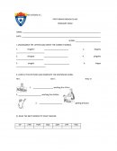 FIRST GRADE ENGLISH CLASS