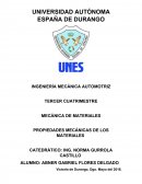 PROPIEDADES MECÁNICAS DE LOS MATERIALES.