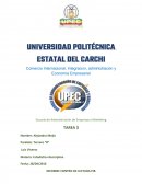 Informe Comercio Internacional, Integración, administración y Economía Empresarial